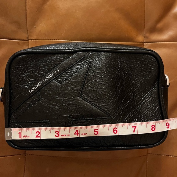 Golden Goose Women's Star Bag in glossy black leather with tone-on-tone star - Picture 14 of 16